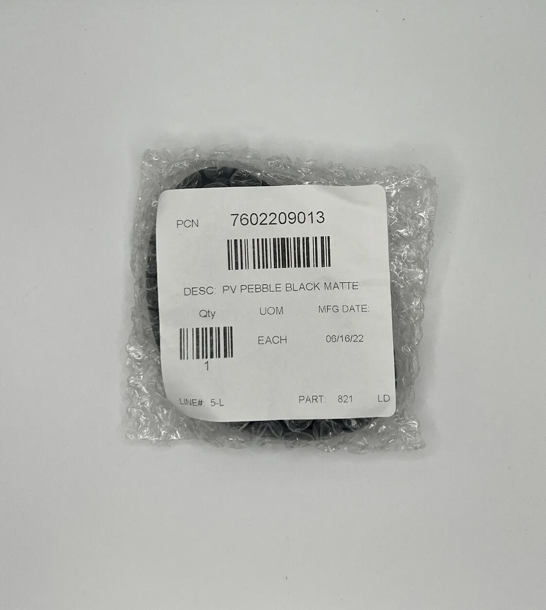 Hunter Douglas Pebble Matte Black (NEW) Pebble Only—Powerview Remote Holder