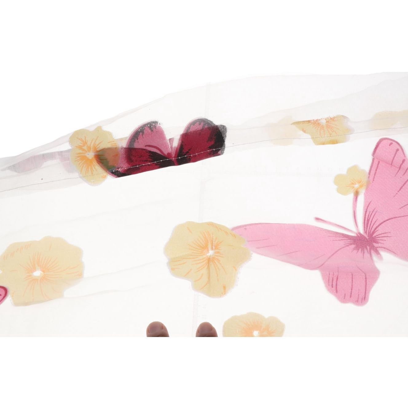 Butterfly Window Panels Drapes Curtains Sheer Voile Tulle 200cm X 100cm Door …