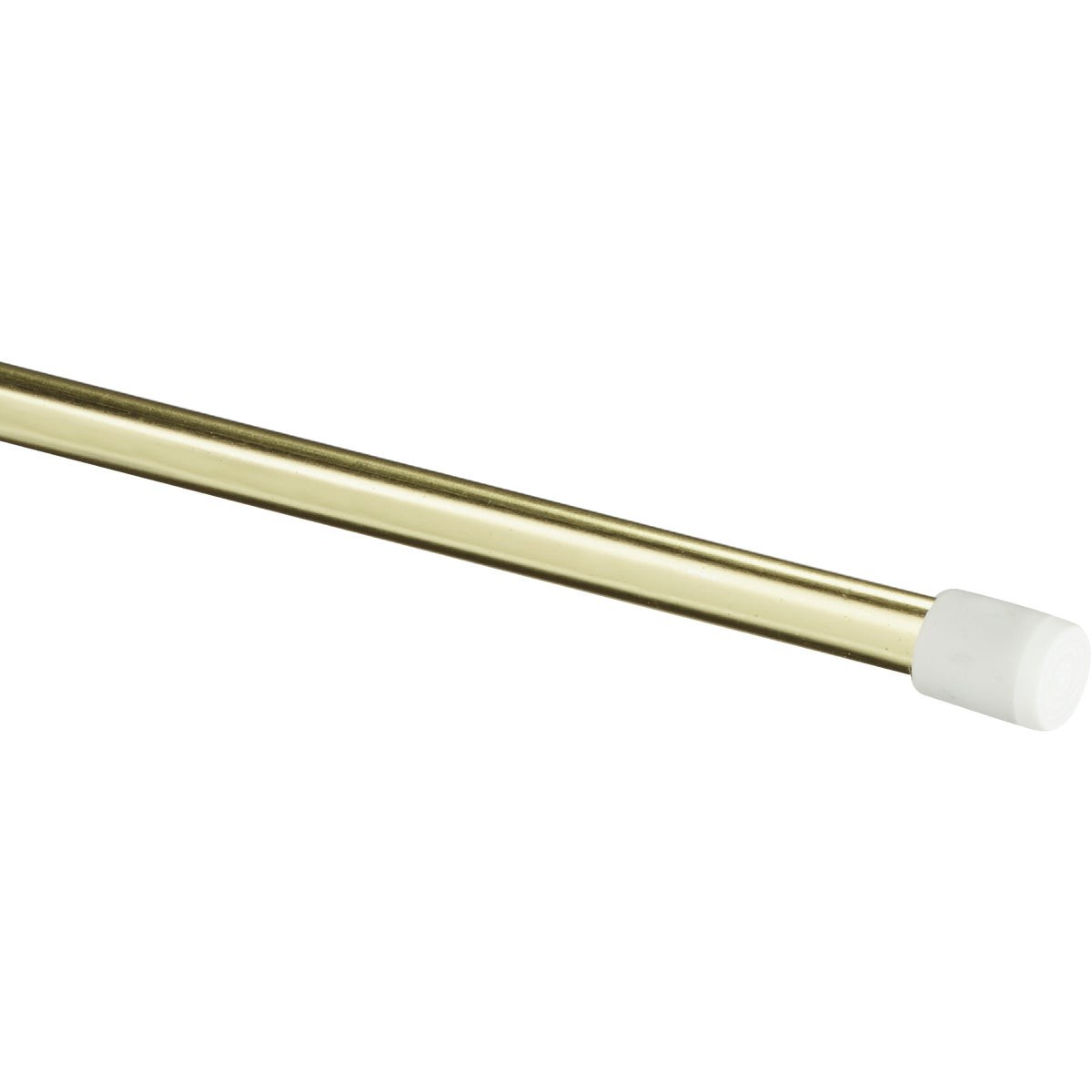 Kenney Strafford 18 In. To 28 In. 7/16 In. Spring Tension Rod, Brass KN630/3NP