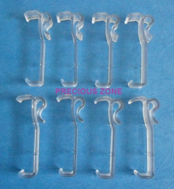 8 PCS 2 1/2 Inch Valance Clips For Horizontal Faux & Wood Blinds Parts 2.5