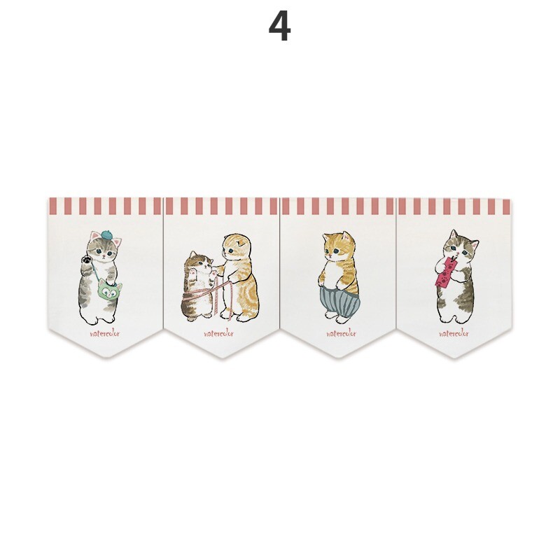 4x Japanese Cartoon Short Door Curtain Triangle Noren Valance Sushi Home Decor