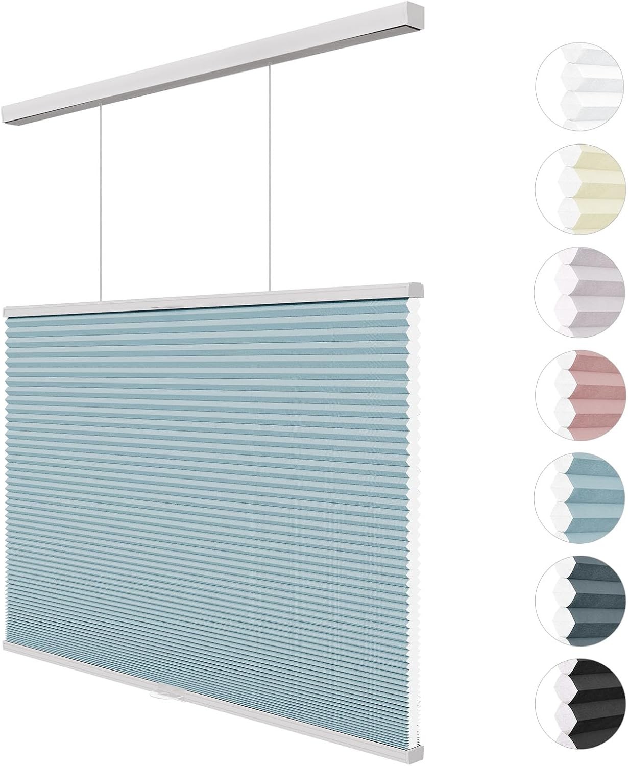 CUSTOM CUT Light Filtering Honeycomb Cordless Top Down Bottom Up Cellular Blinds