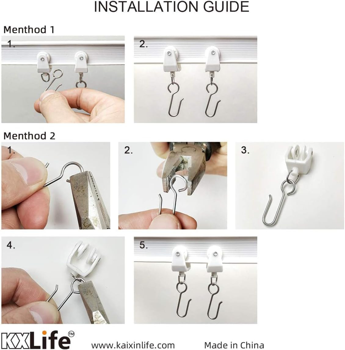 Carrier Rollers for Flexible Ceiling Curtain Track, Bendable Curtain Track Pulle