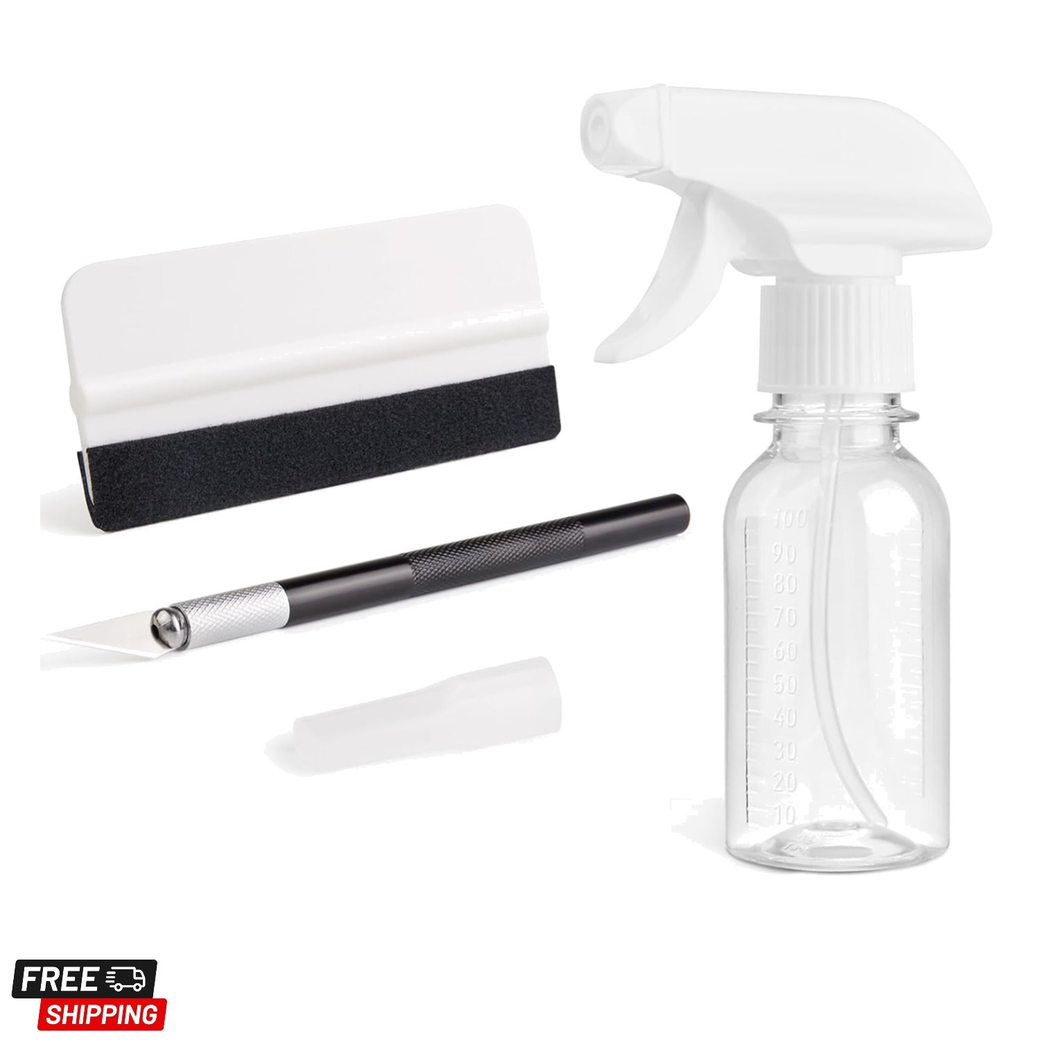 Window Tint Kit, 3 Pieces Window Film Installation Kit for Car & Glass, Compl…