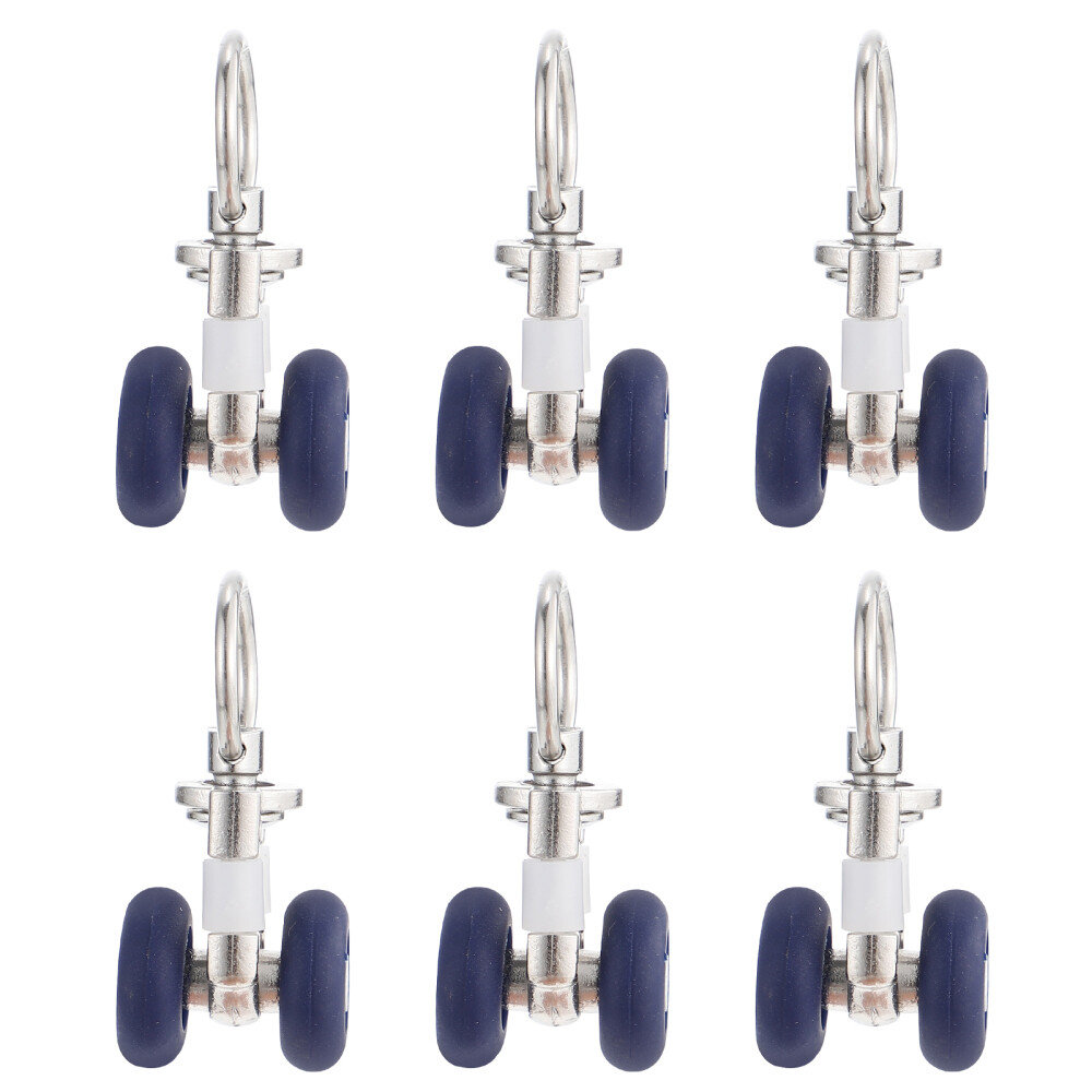 5 Count Curtain Pulley Hanging Wheel Curtains Track Glider Drapery