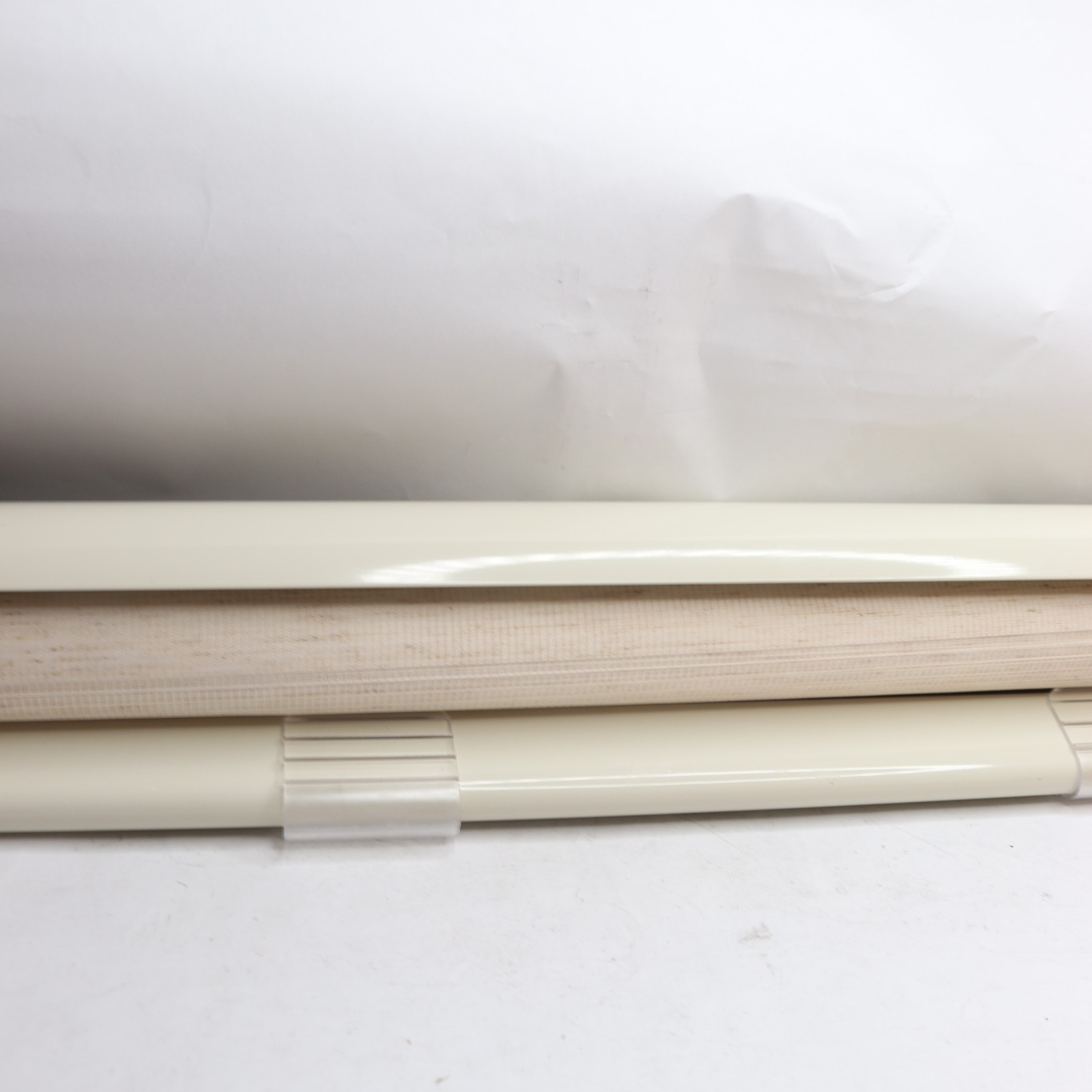 Cordless Room Darkening Vinyl Mini Blinds White CANN-A030-336
