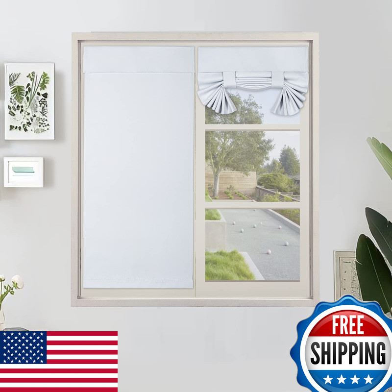 Pi Blackout Window Curtain 2 Panels Room Darkening Thermal Insulated Tie Up