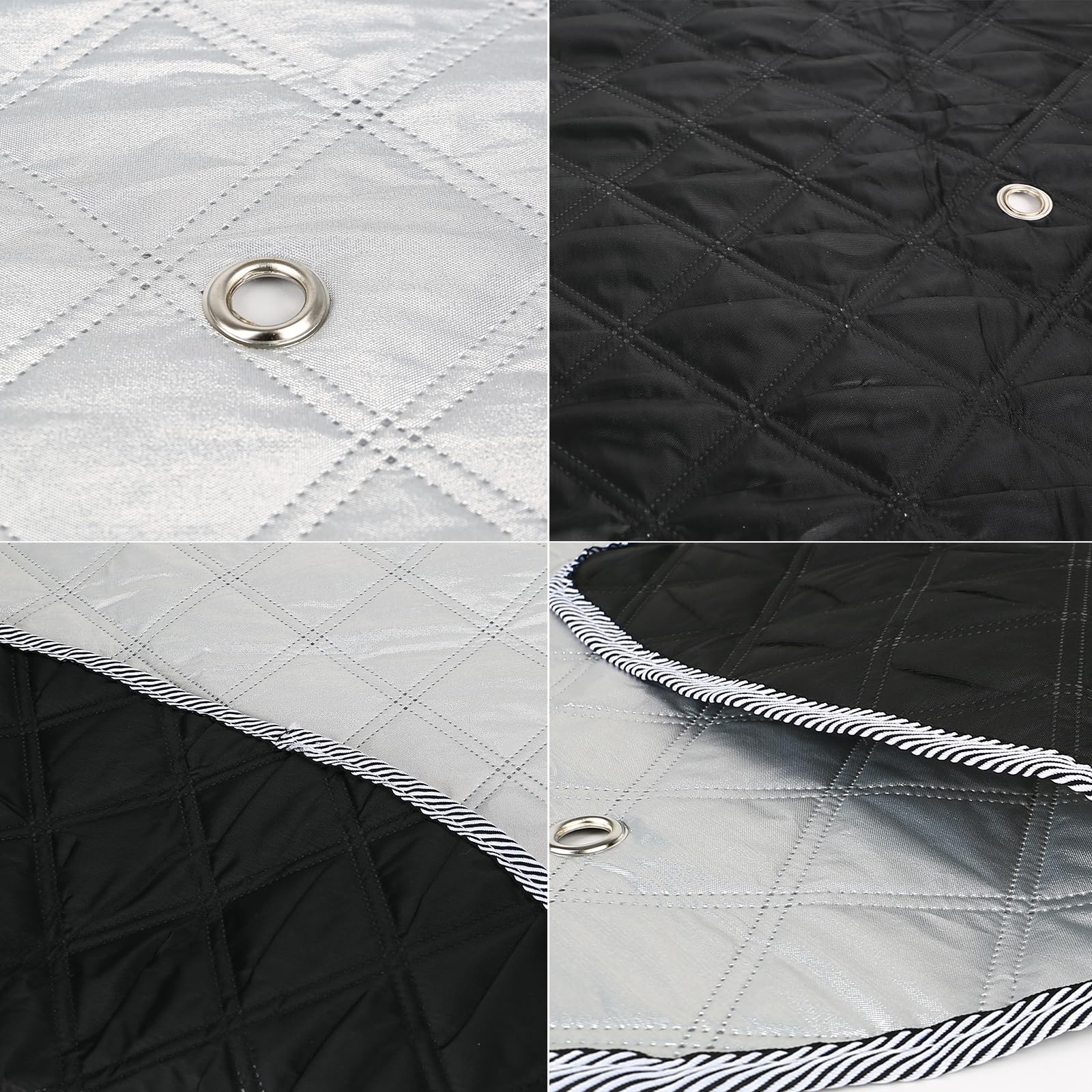 Window Sun Shade Compatible with Ram ProMaster 2014-2025, Silver Sliding Door