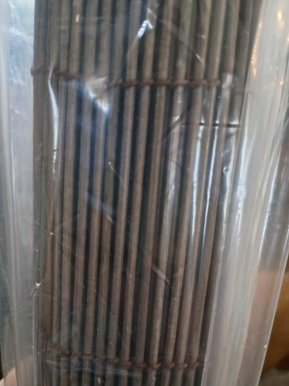 Rollup Shade Dark Coffee 29 x 48 in Outdoor Patio Window Cover
