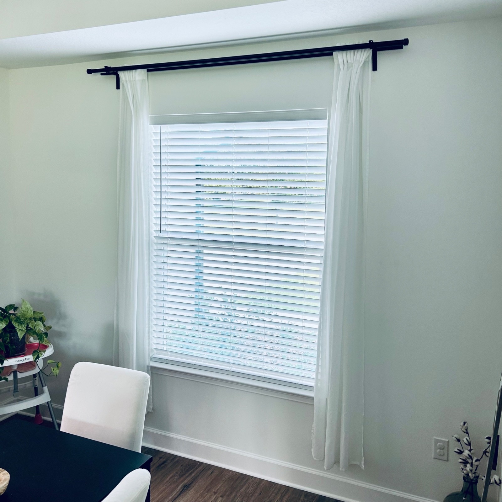 GREAT CONDITION | IKEA Hilja White Curtains 57″x98″ | 8 Panels Total | 4 PAIR