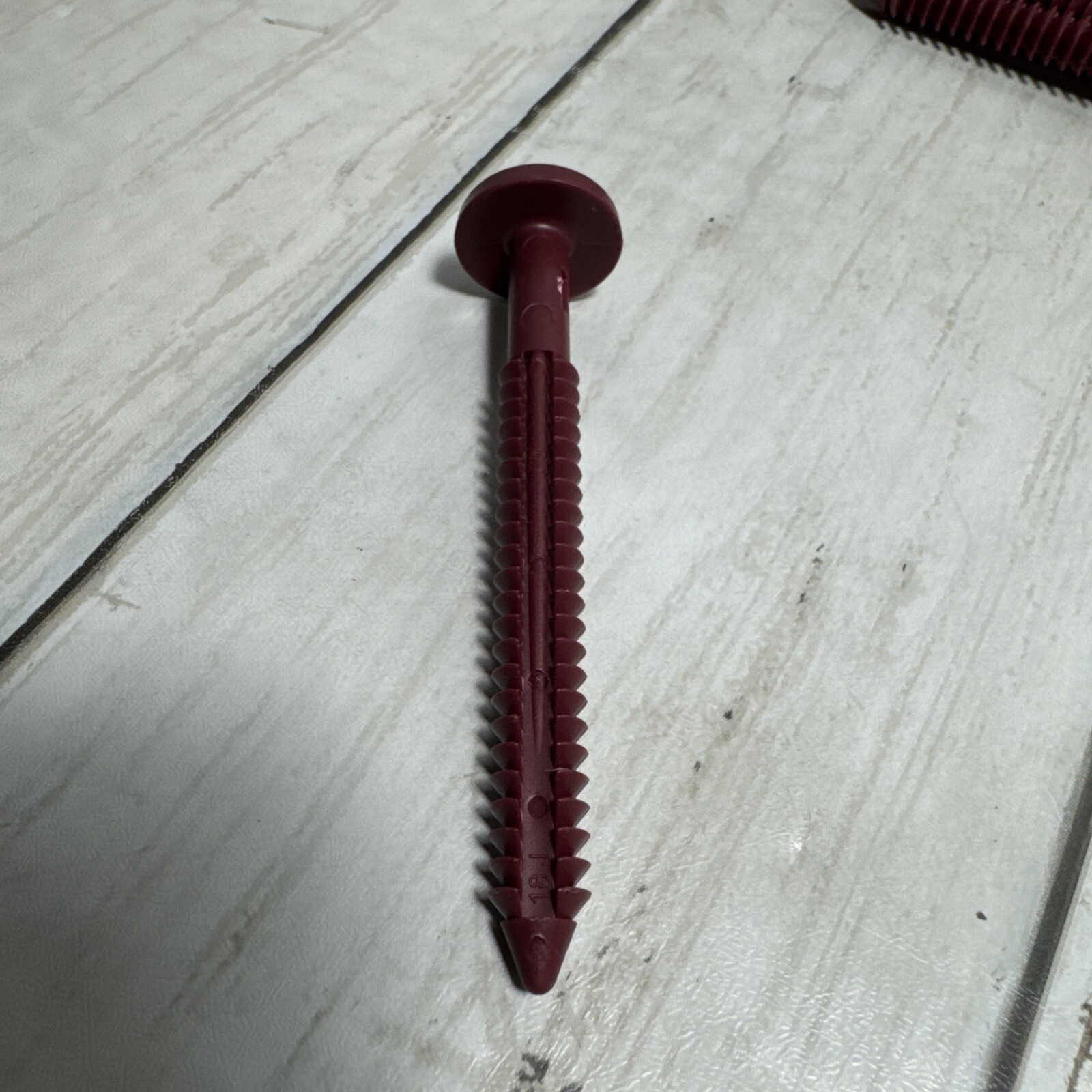 Window Shutters Panel Spikes Lock 12 Pegs Burgundy Peg Loks 3″ Fasteners