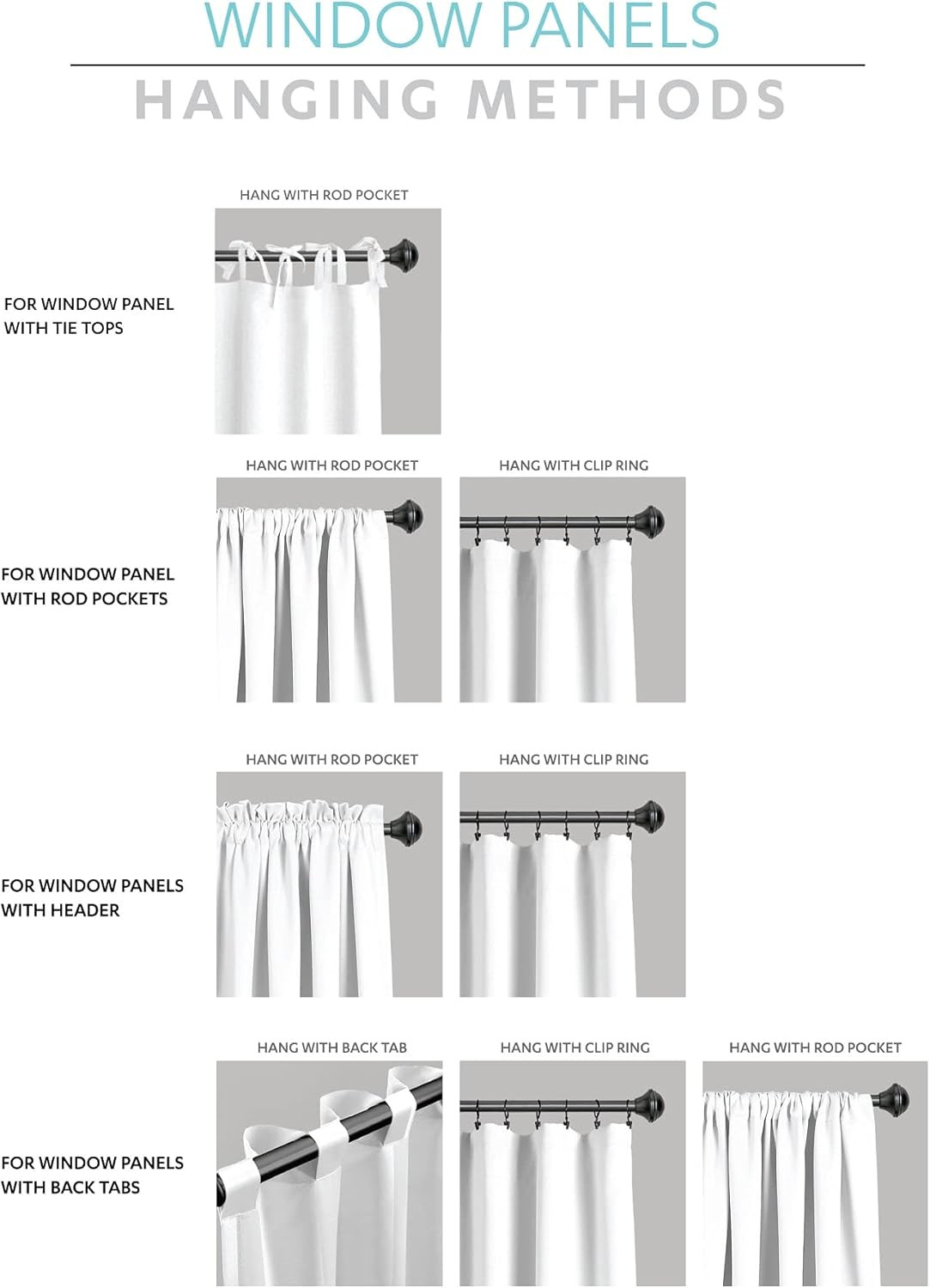 Linen Button Farmhouse Valance, 52″ W x 18″ L, Linen – Kitchen Curtains Valances