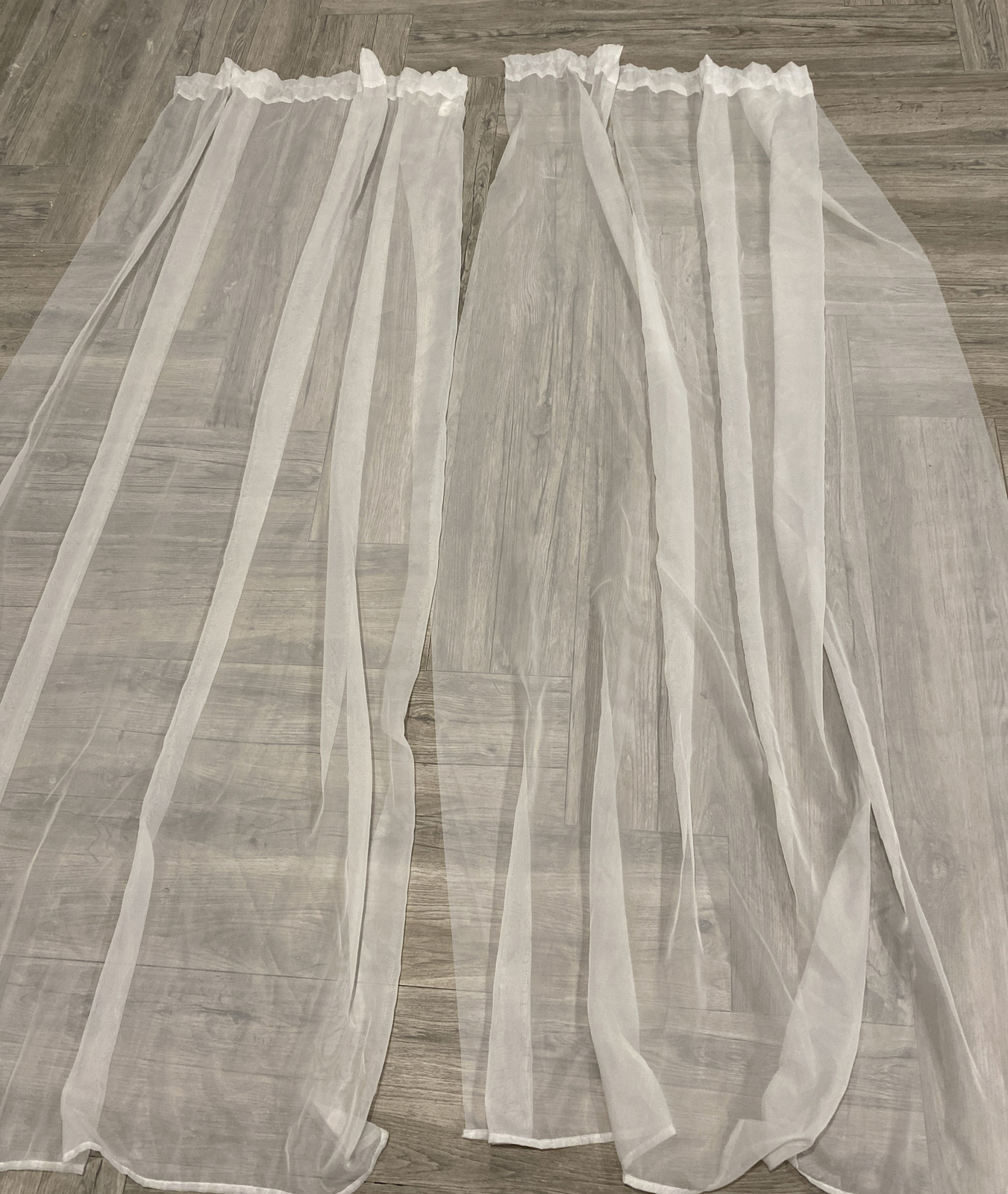 Sheer Curtains Set of 2 Panels 54″ by 83″ each