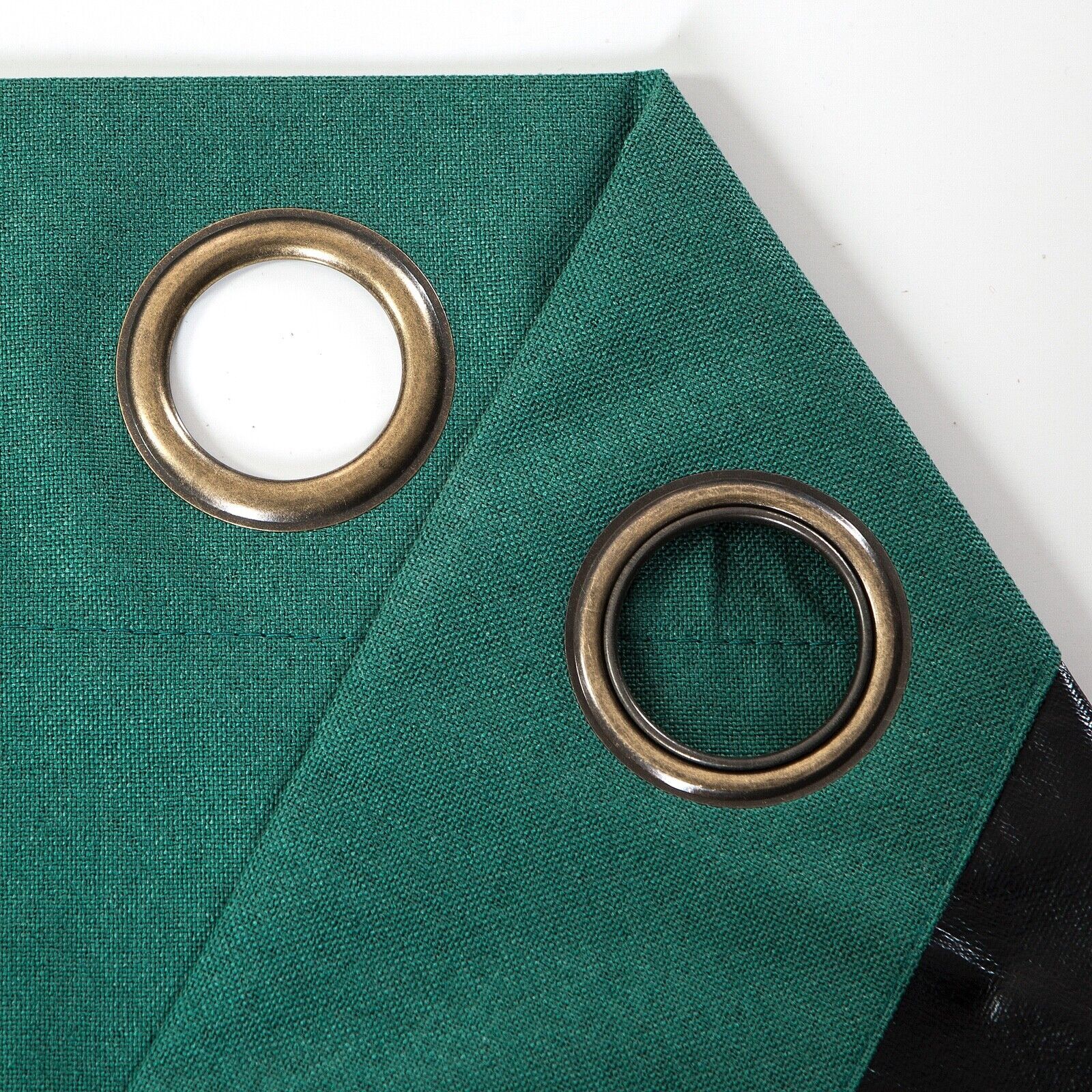 Set of Two (2) 100% Blackout Curtain Extra Wide 110 Inches – All Length – Hunter