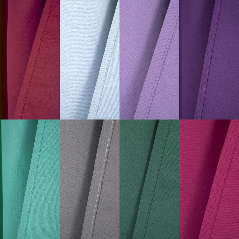 NEW 1 SET 100% BLACKOUT INSULATE THERMAL PANELS WINDOW CURTAIN K68 63″ 84″ LONG
