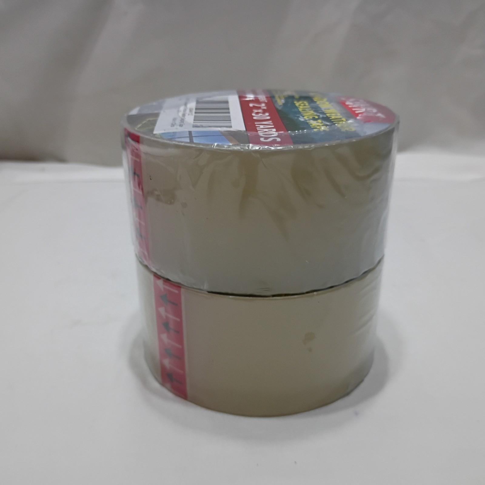 2 Rolls Transparent Window Weather Sealing Tape, No Residue 2”X30Yd/90Ft