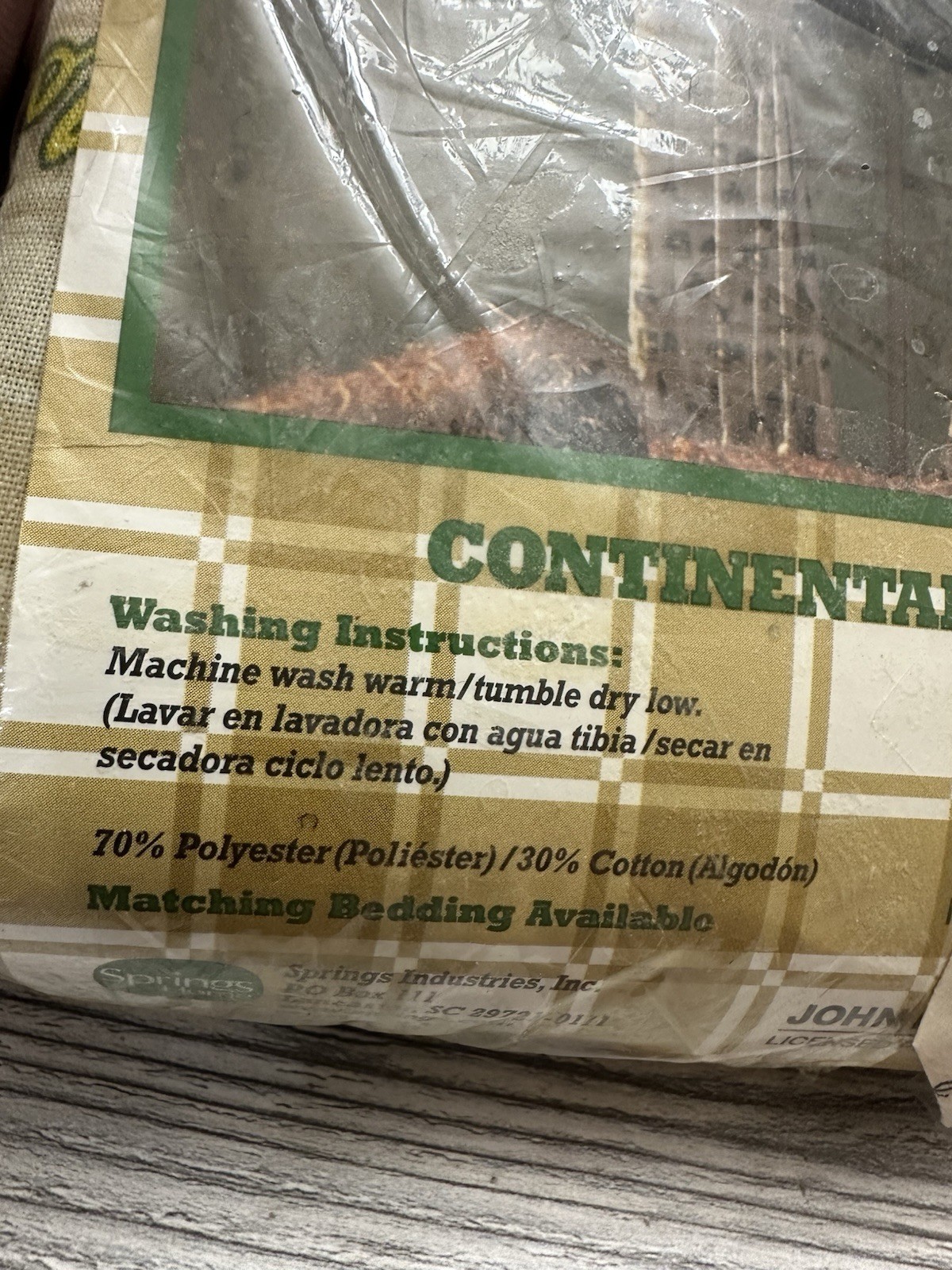 John Deere Tractor Logo Continental Curtain Springs Home USA 80×63” +60×10” Val