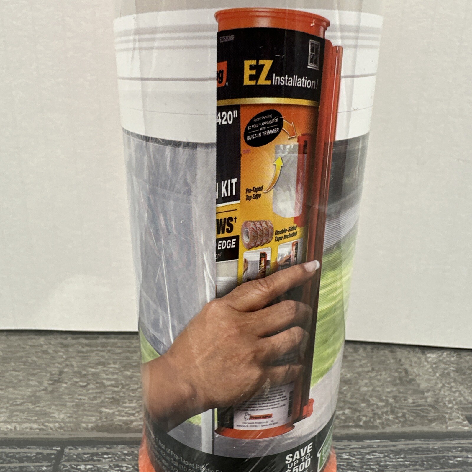 Frost King EZ Roll Window Insulation Kit 420”X62″ Built-In Trimmer {C8}