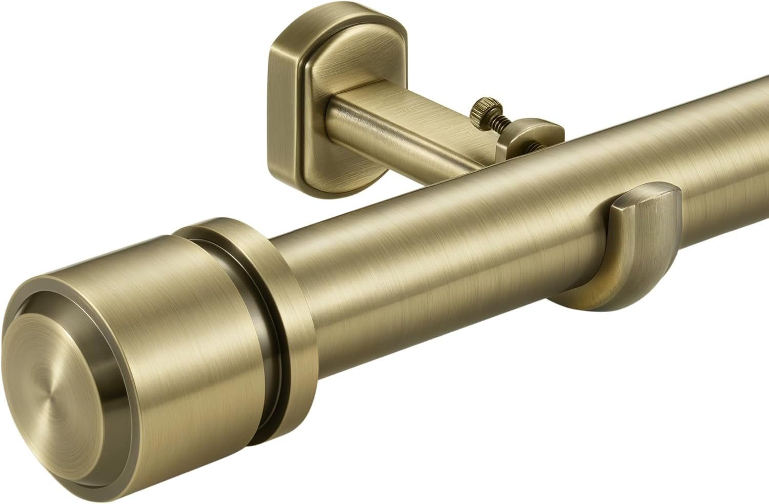1 1/8 Inch Diameter Curtain Rods 144 to 240 Inches(12-20Ft), Telescoping Heavy D