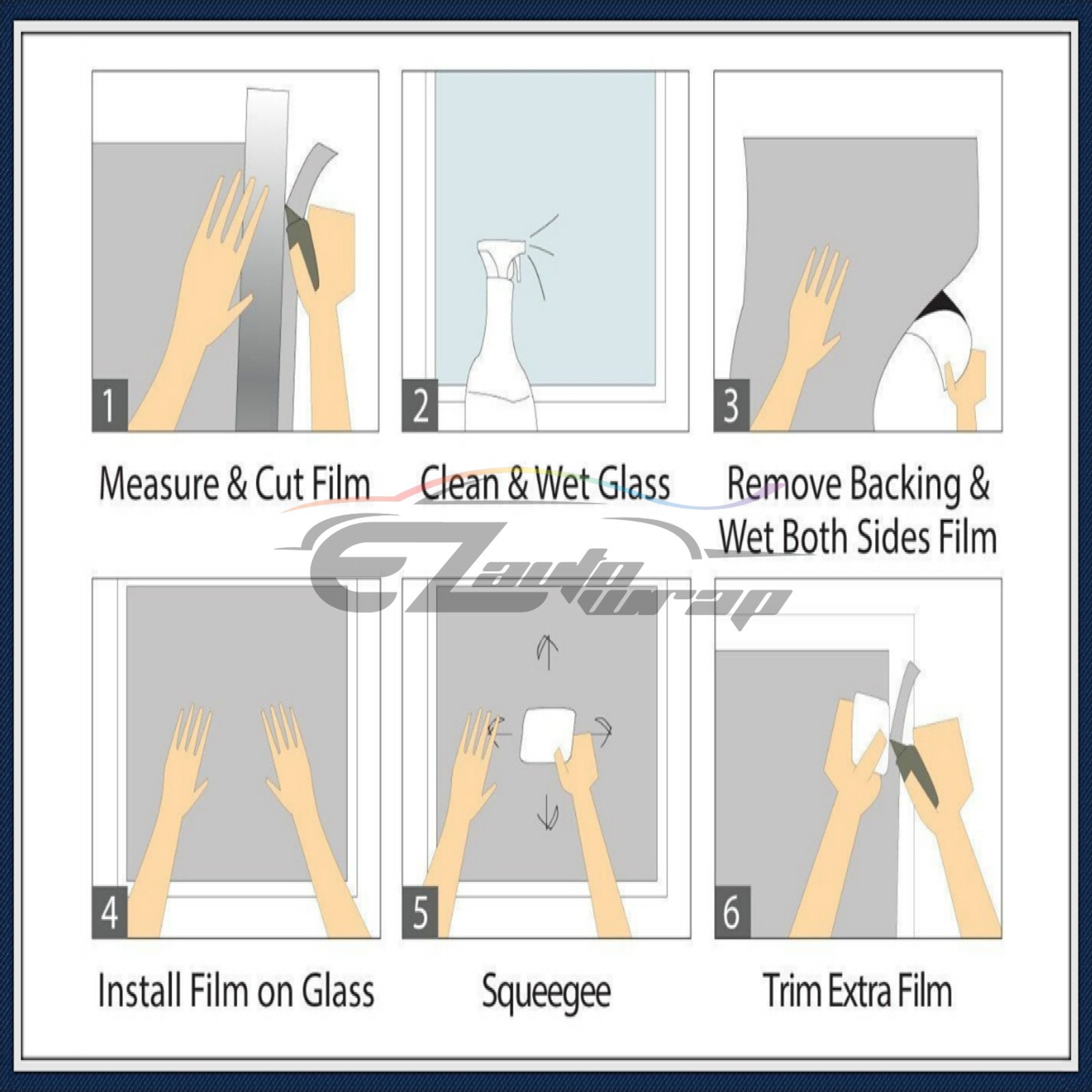 Light Silver Window Tint One Way Mirror Film UV Heat Reflective Home Office #7