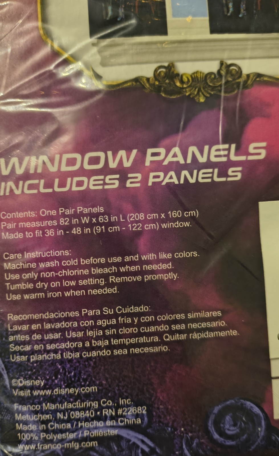 Disney Descendants 3 Too Bad Window Curtain Panels Drapes Set Of 2 Per Box