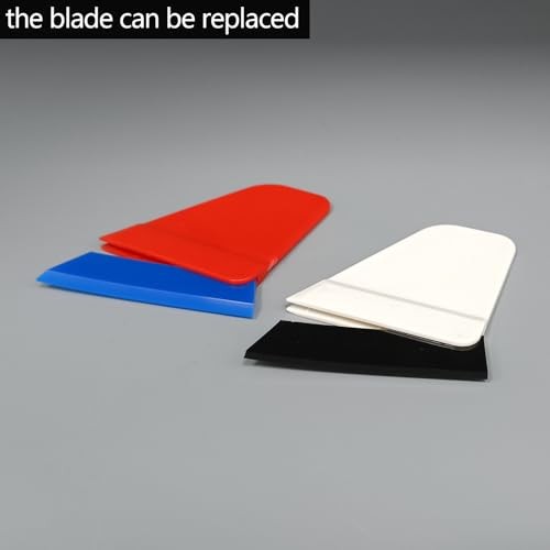 Window Tint Tools 2Pcs Side Swipe Plastic Handle Tint Squeegee Car Small