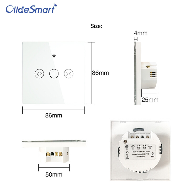 Olide Smart Adjustable Stroke Automatic Window Opener Work With Alexa