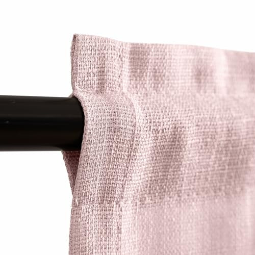 Casual Weave Valance Curtains for 50″W x 18″L (Pack of 1) Casual Weave | Pink