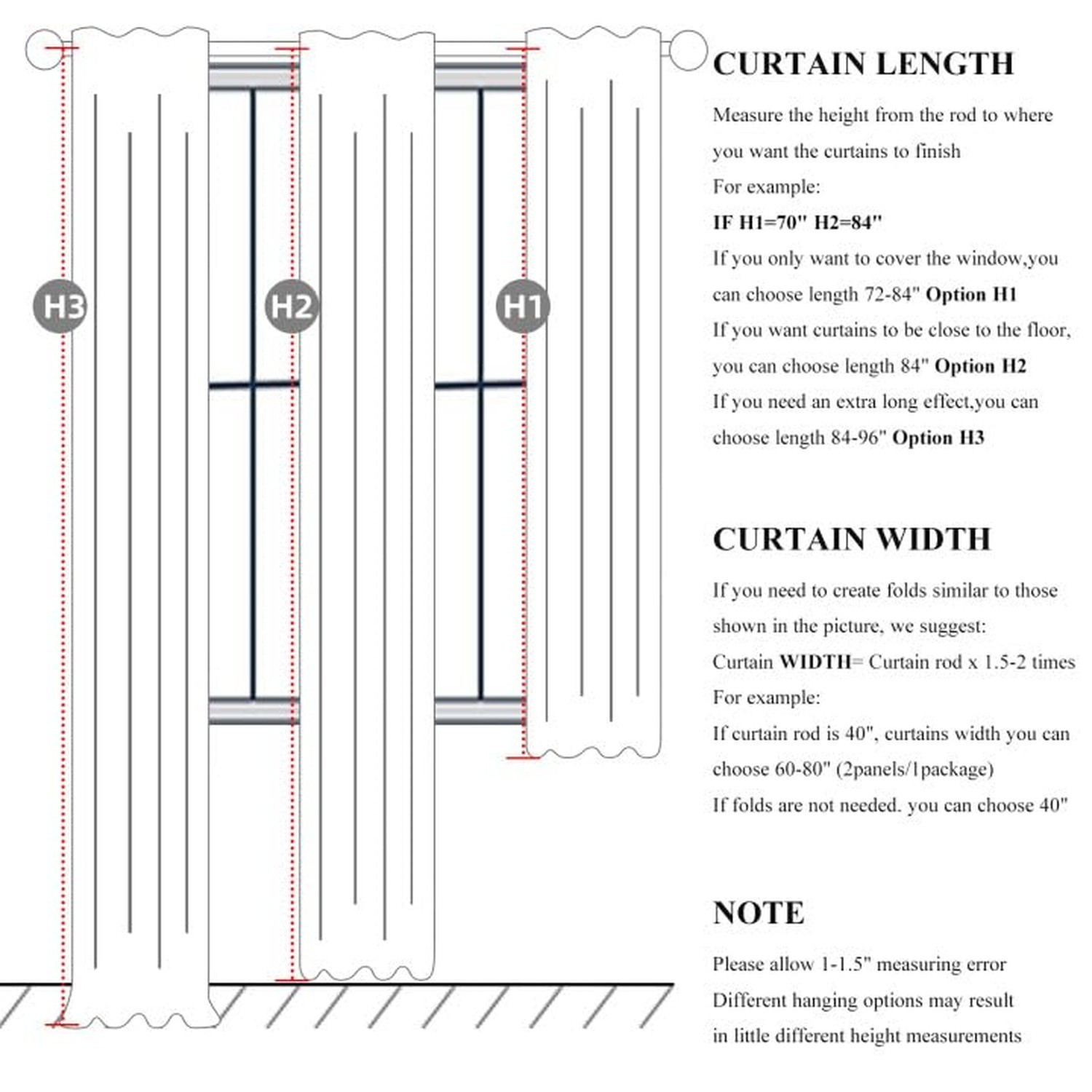 100 Percent Blackout Sliding Glass Door Curtains 120 Inches Long 2 Panels, 10…