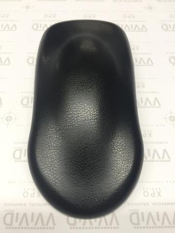 Vvivid Fine Grain Black Leather Wrap Adhesive Vinyl – Soft Touch 1Ft X 5Ft Abcd