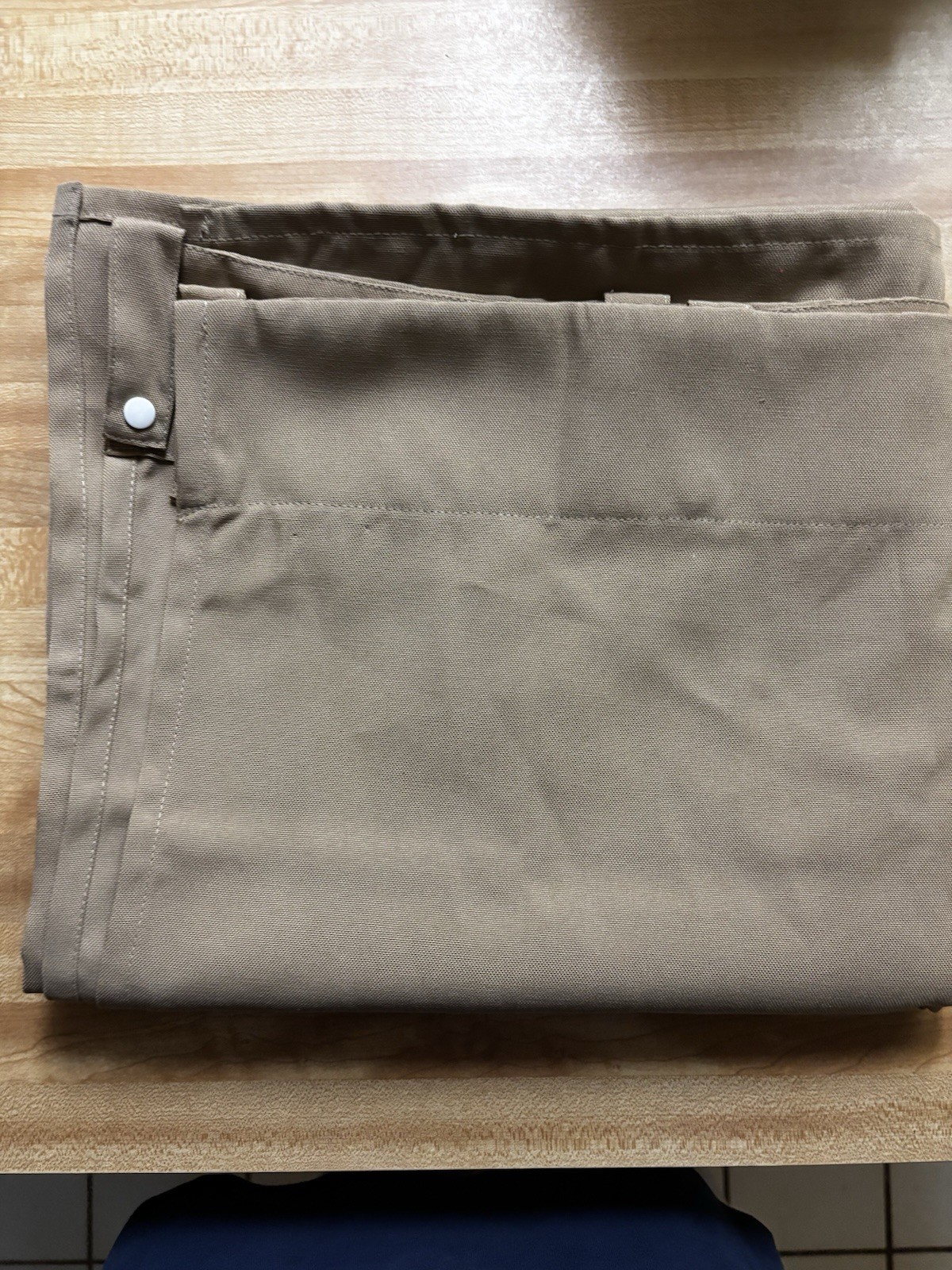 1 Curtain Panel By SPRINGS GLOBAL Brown 54×96” 8 Snap Loops