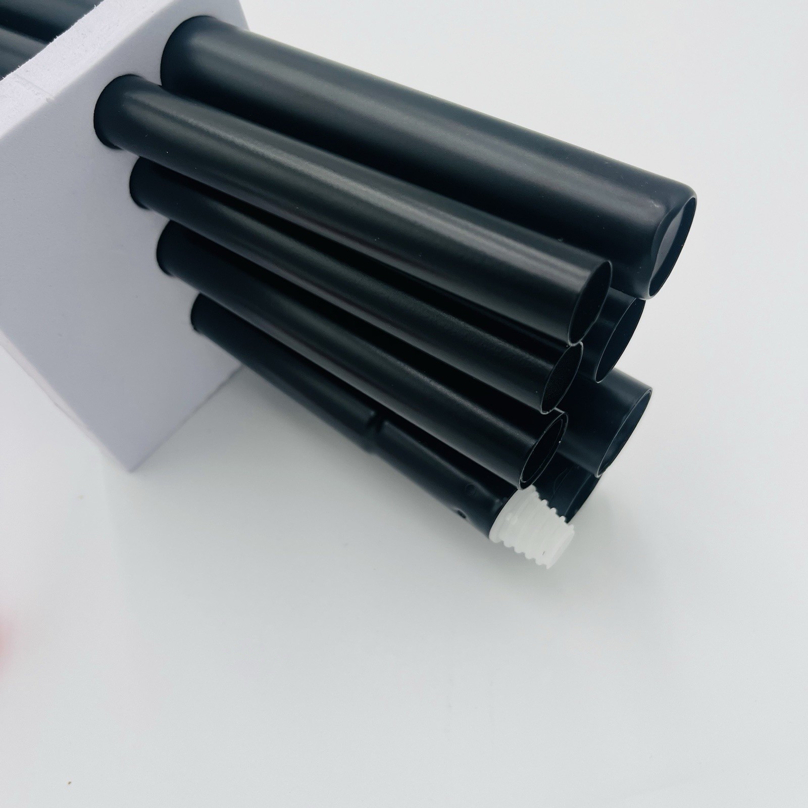 1 Inch Double Curtain Rods 66 to 120 Inches (5.5-10 Feet), Heavy 66-120″ Black