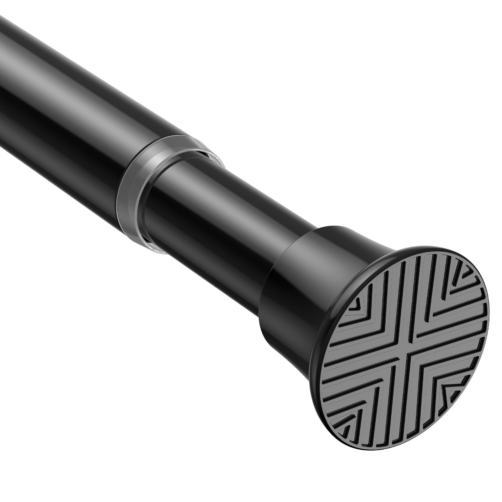 Spring Tension Curtain Rod 32-76 inch, Adjustable Expandable Tension Curtain Rod