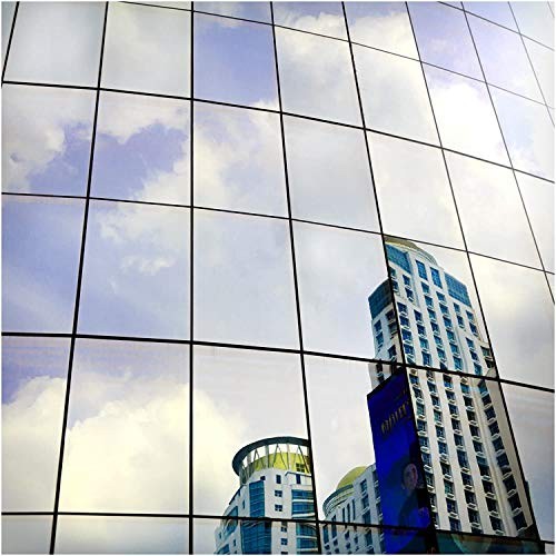 S05 Window Film Daytime Privacy and Heat Control Mirror Silver 5 36in X 12ft