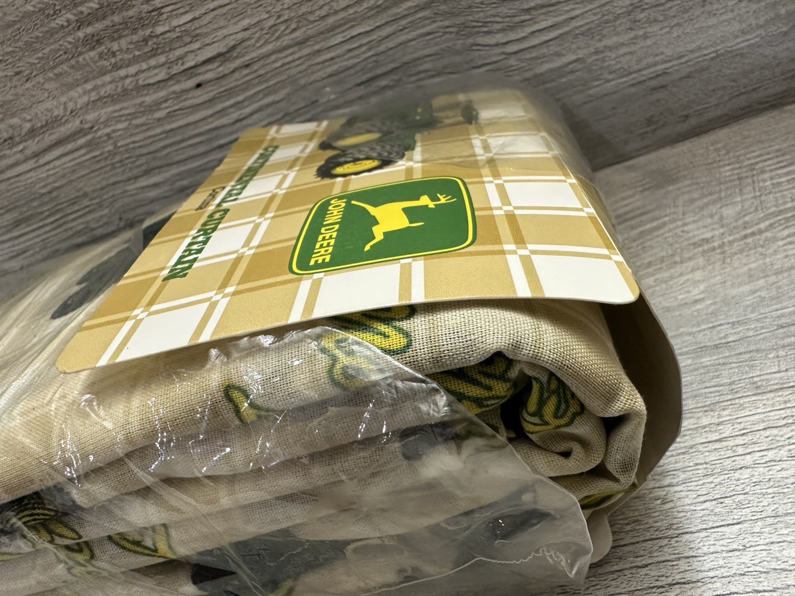 John Deere Tractor Logo Continental Curtain Springs Home USA 80×63” +60×10” Val