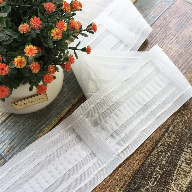 10 Feet Curtain Tape, 3.3″ Pleat & Grommet Drapery Header Tape