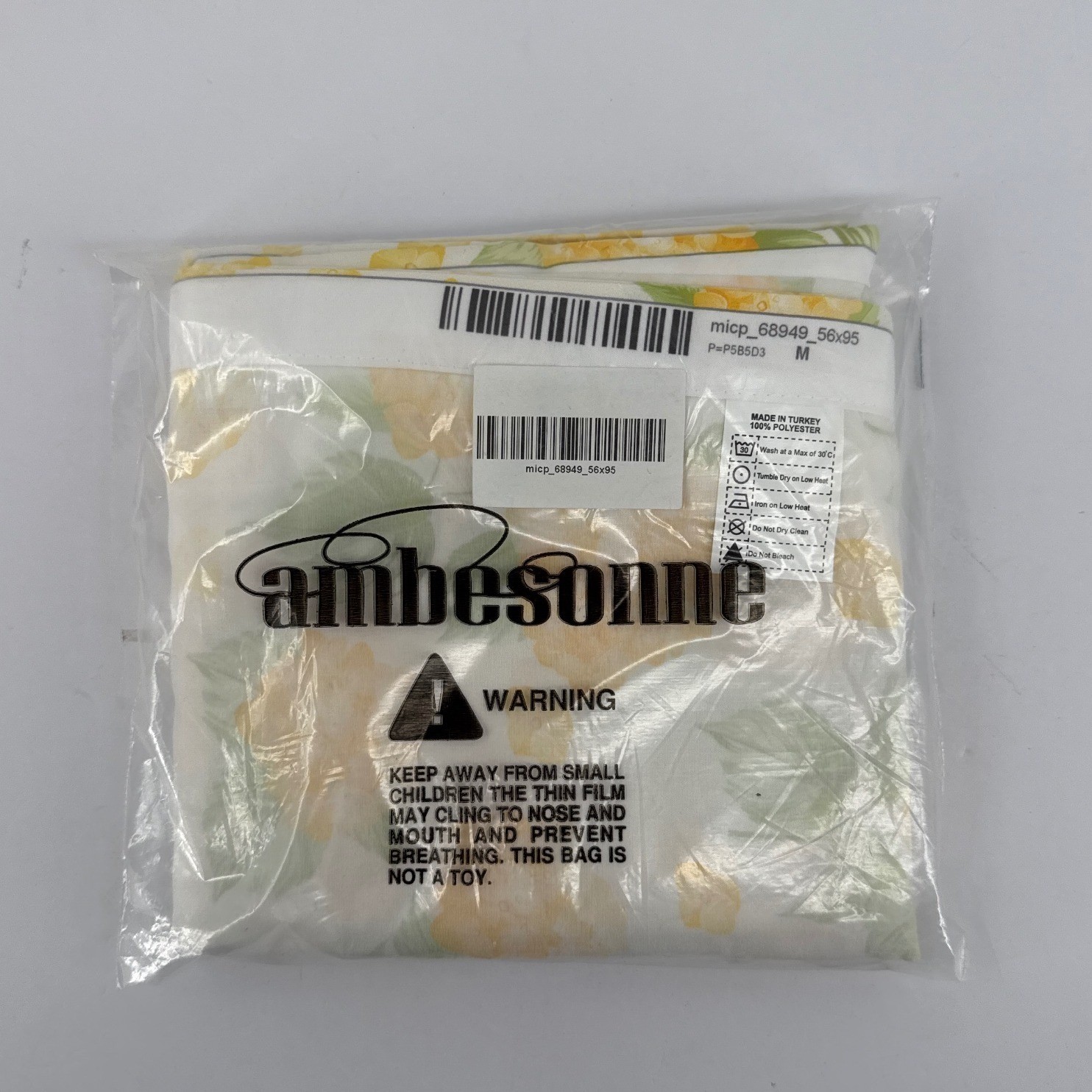 Ambesonne Yellow Hydrangea Floral Window Curtains 2 Panel Set 56×95 Microfiber
