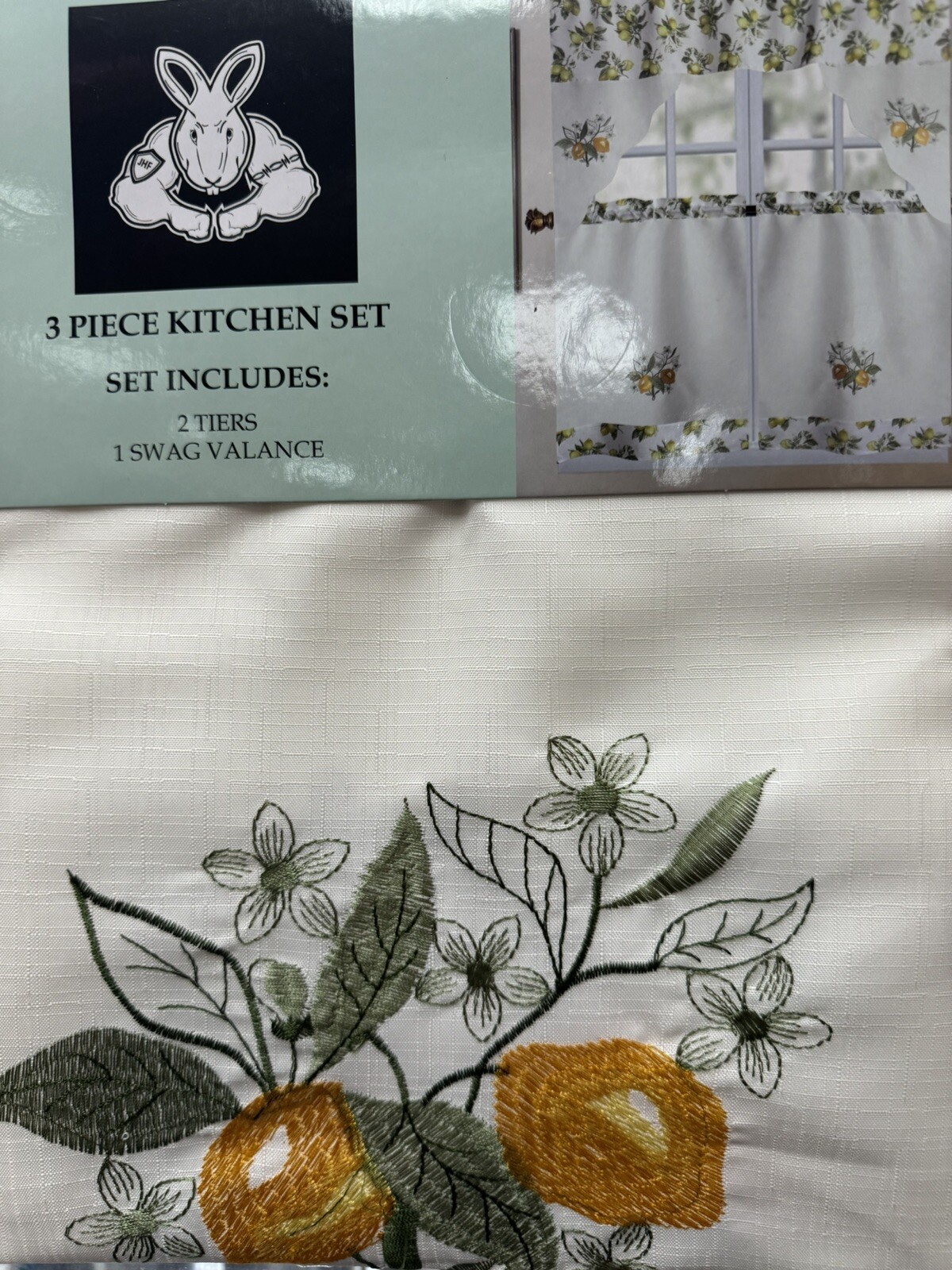 Kitchen Curtain Lemon