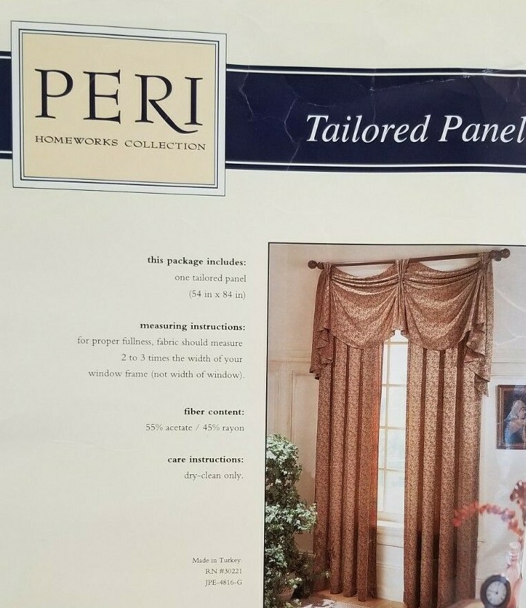 Peri Amadeous Tailored Panel 54″ x 84″ NIP
