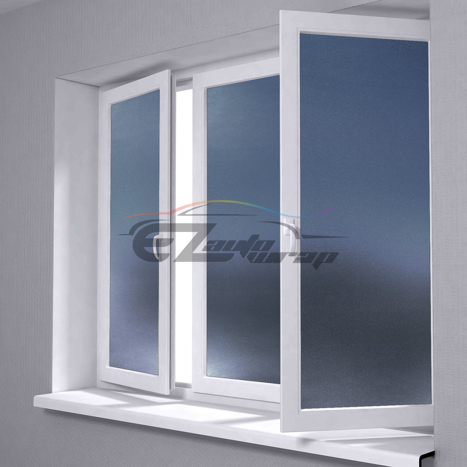 【Frosted Film】 Gray Glass Home Bathroom Window Security Privacy Sticker Sheet