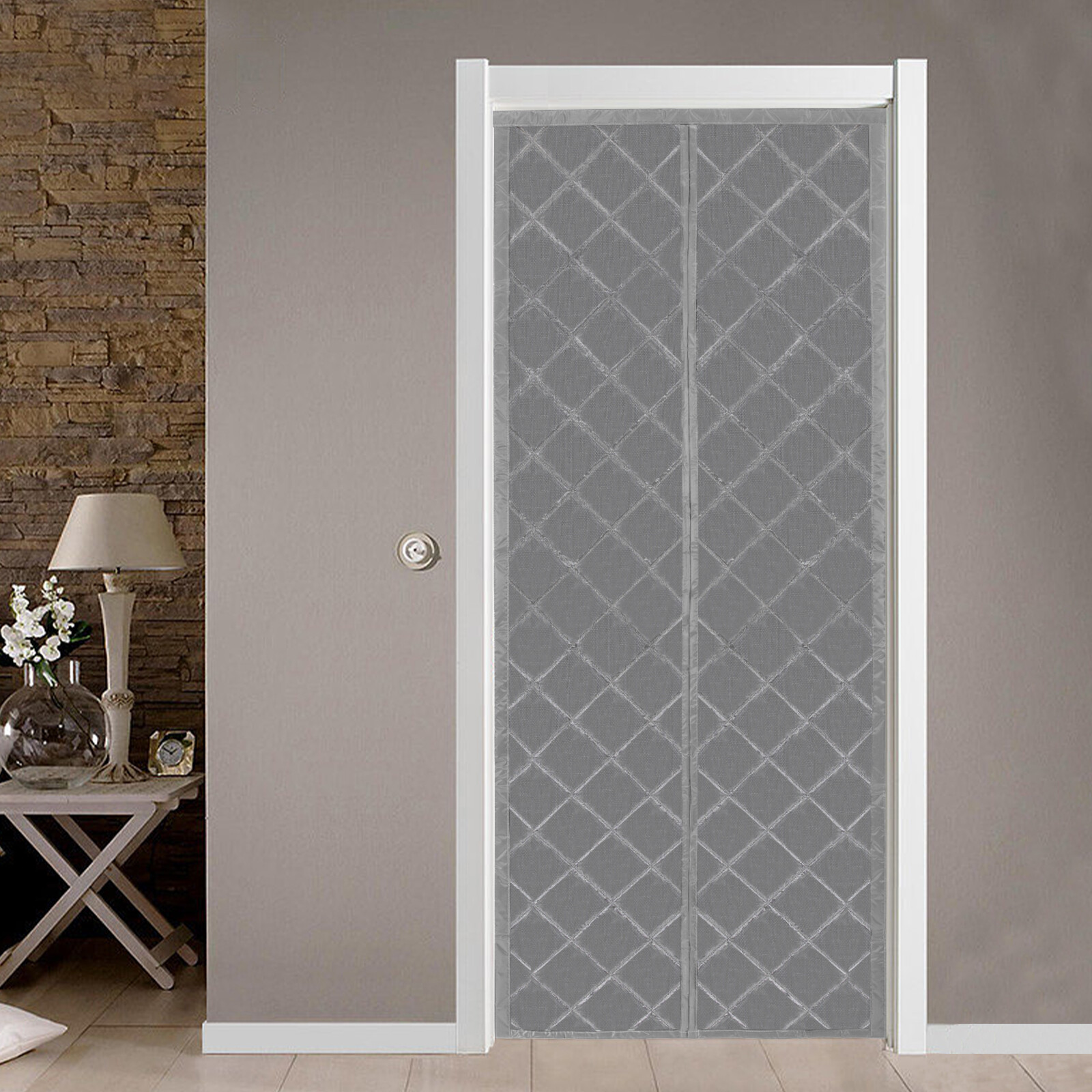 Magnetic Thermal Insulated Door Curtain Insulated Door Curtain Waterproof PVC