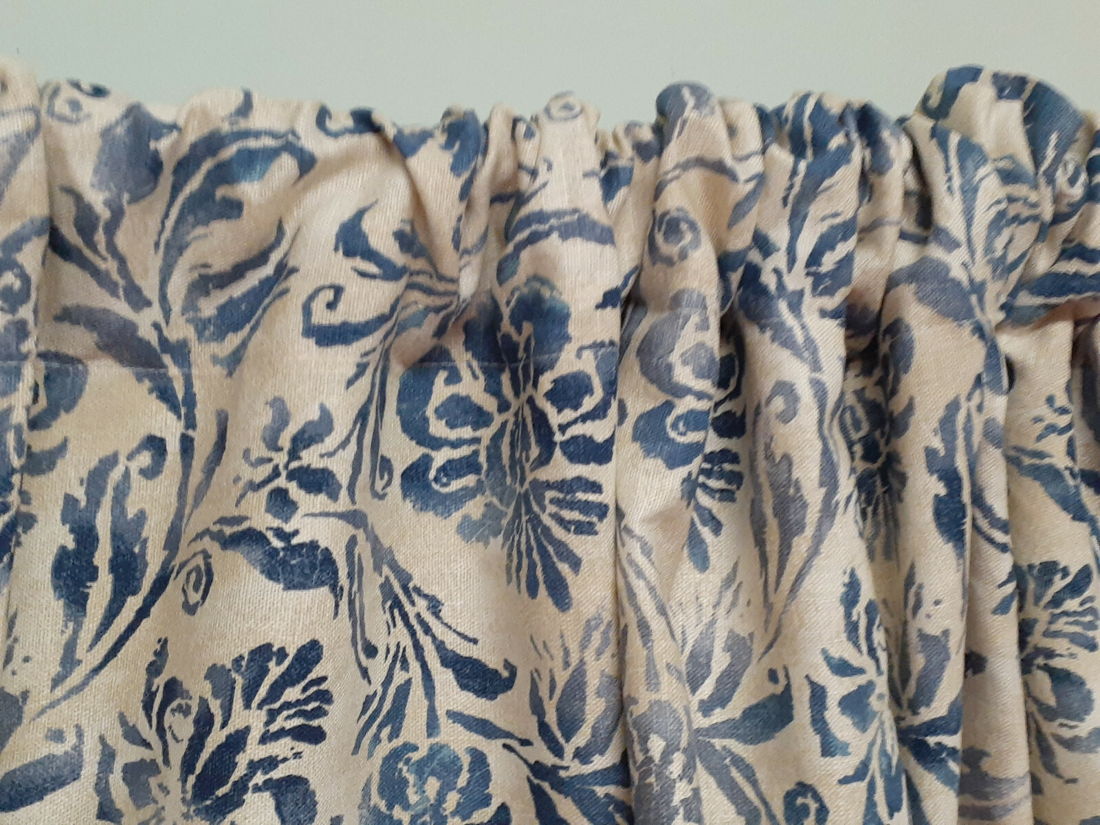 RALPH LAUREN~Chaps~Bluff Point~Blue & White Cotton Valances 4 Available