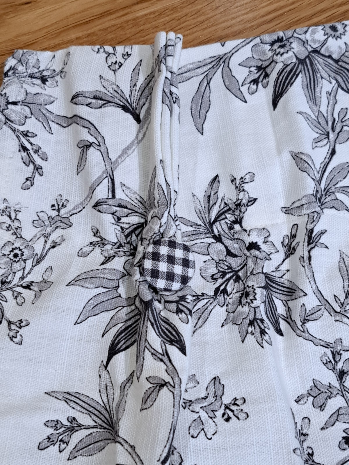 American Living by Ralph Lauren Valance Curtain Floral/Check Cottage Shabby