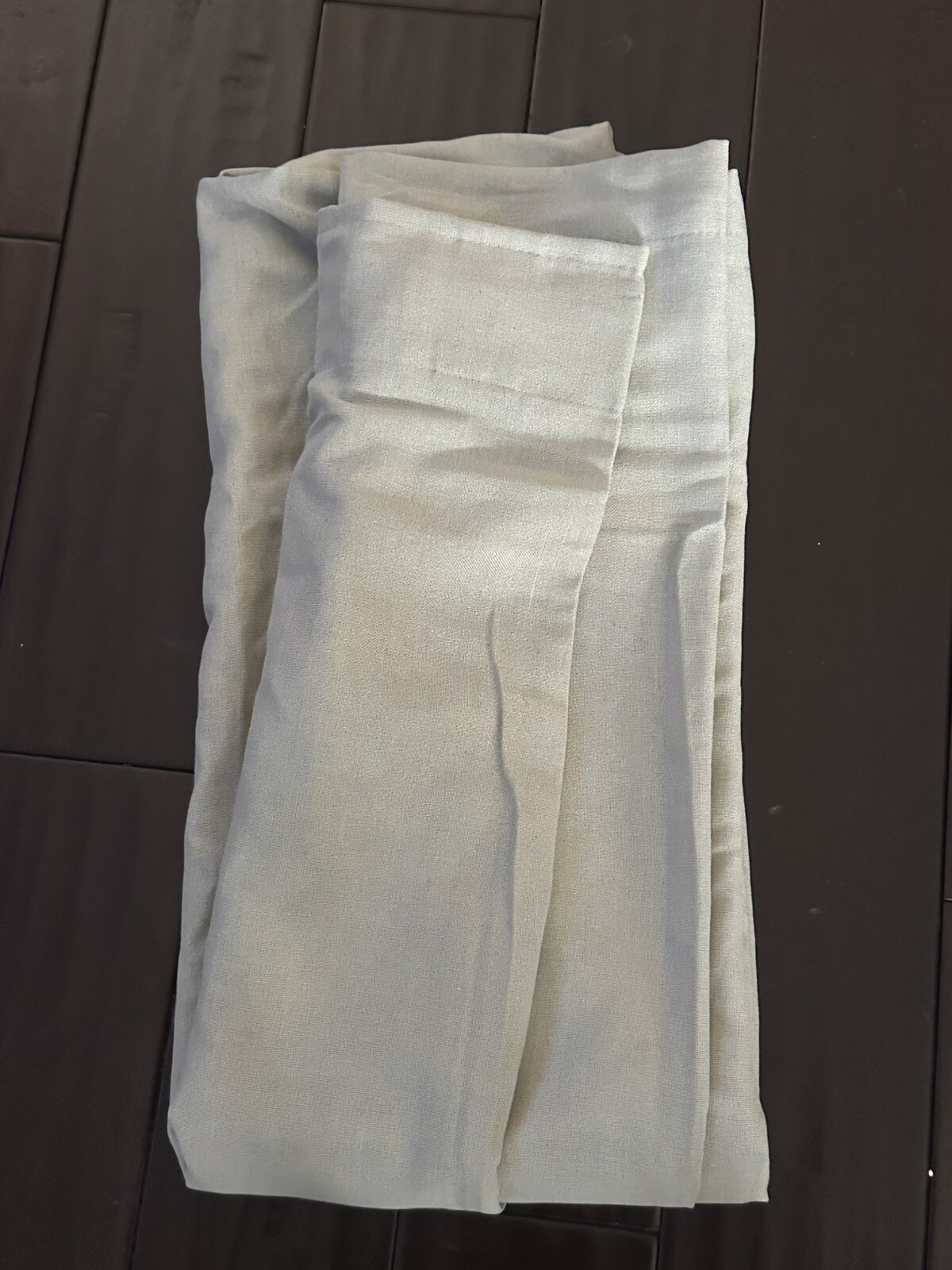 Linen Blend Semi-Sheer Light Green Curtain Panels | 2 Pack | 50 X 84