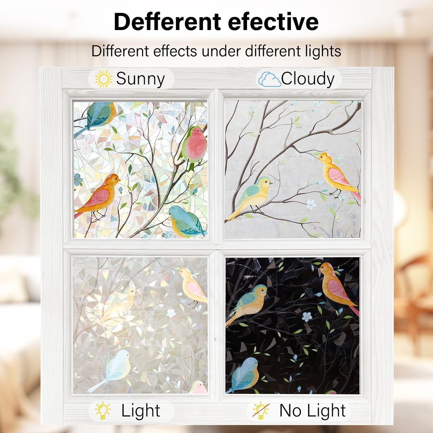 Scratch-Resistant Rainbow Window Film 355 sq ft
