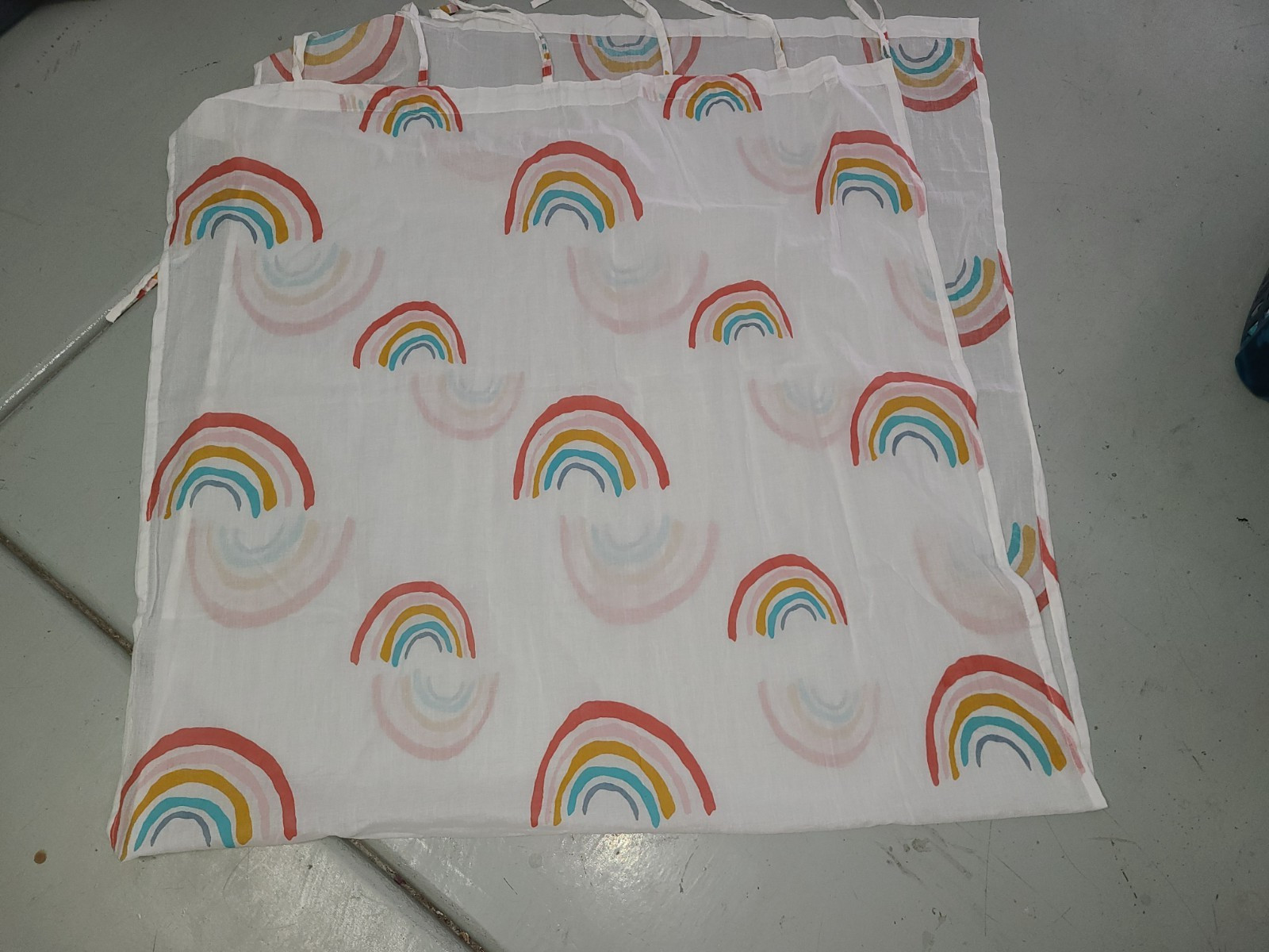 World Market “Rainbow Crinkle Drape Panel 40 X 84 – 1 Panel