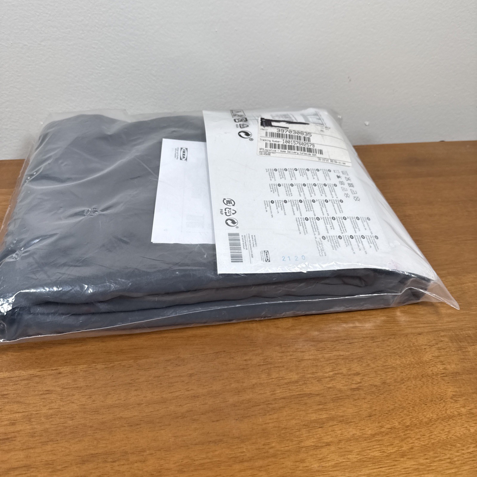 IKEA MAJGULL Curtains Room Darkening pair Gray 57”x 98″