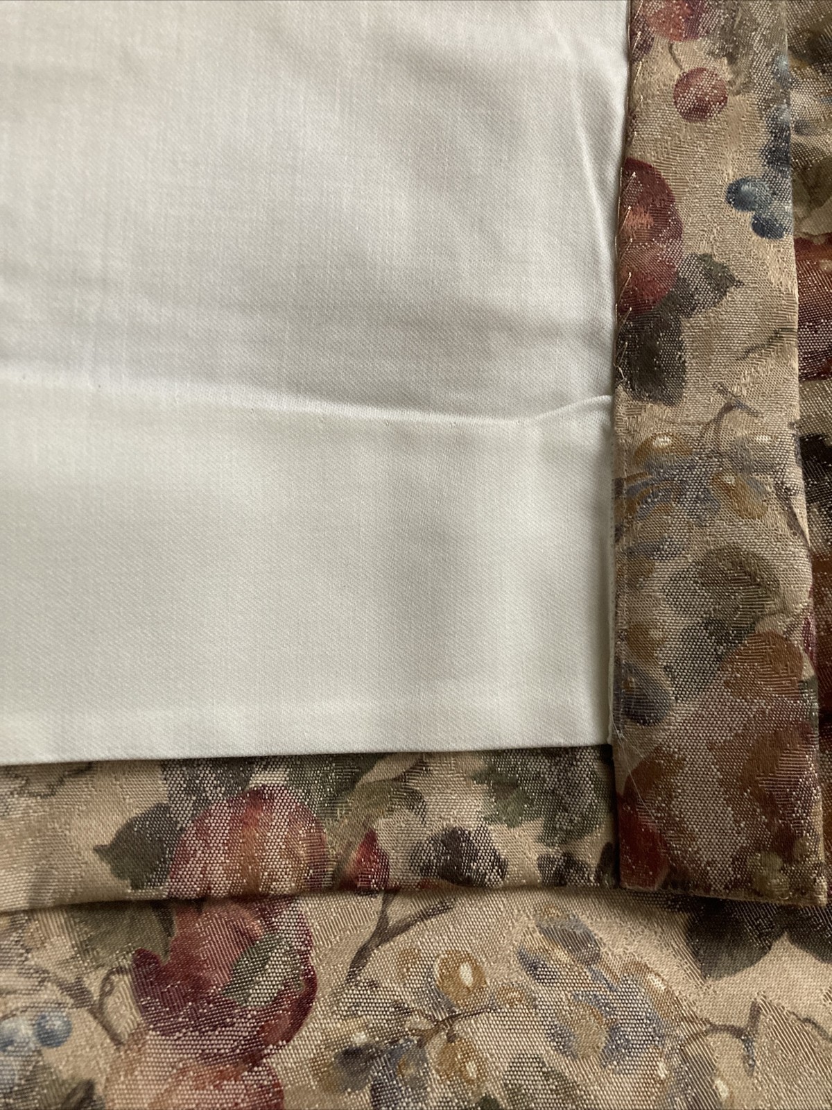 Custom Decorating Black Out Lined Harvest Drapes 1 Panel Curtain 46”x88”