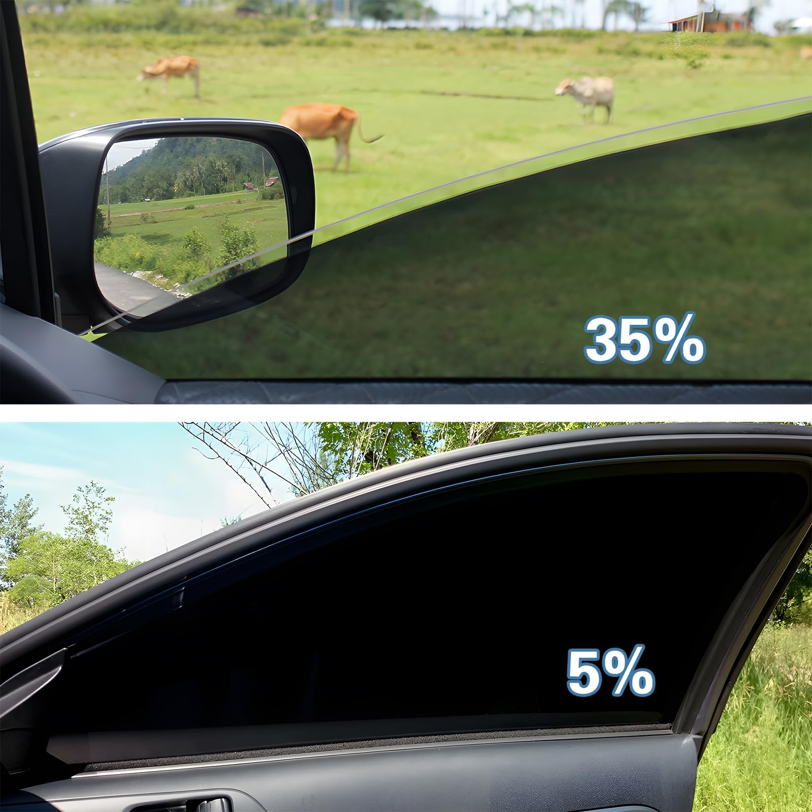 Ceramic Car Window Tint 70% VLT 30″x15′ Blocks 99% UV & IR Rays, AntiGlare