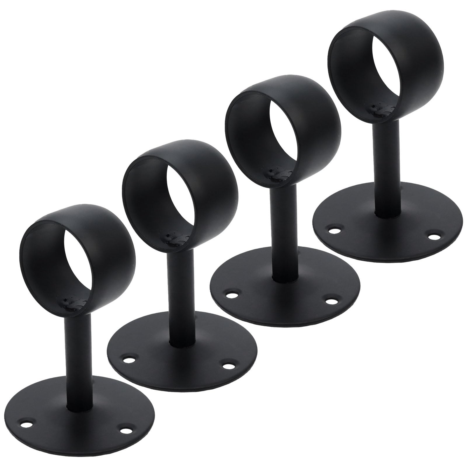 Antrader Curtain Rod Ceiling-Mount Bracket 1 1/2 Inch,Curtain Rod Brackets Ro…